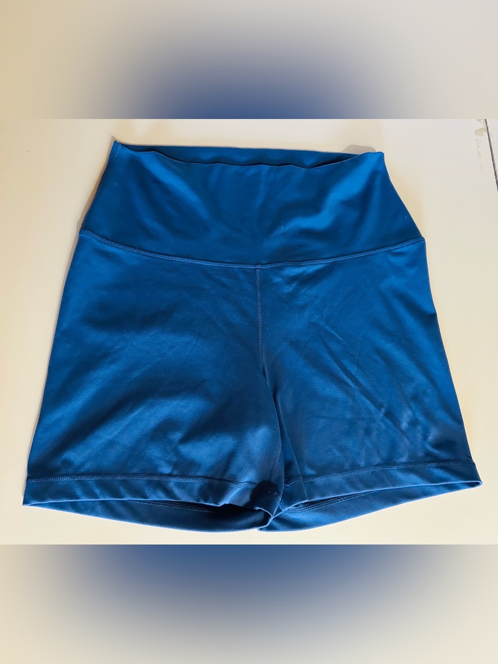 Yogalicious LUX Blue High-Rise Shorts - XL